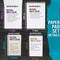 4-Pad Sketch Book and Drawing Paper Set (242 Sheets) - Sizes (5.5 x 8.5 and 9 x 12 Inch) Spiral Bound, Artist Drawing Pads for Mixed Media